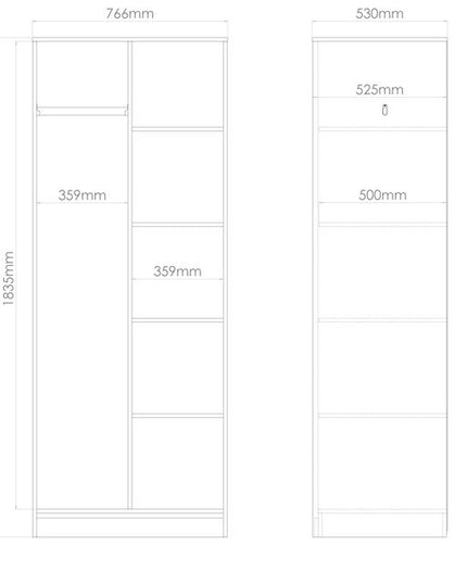 Welcome Hong Kong - Open Shelf Wardrobe