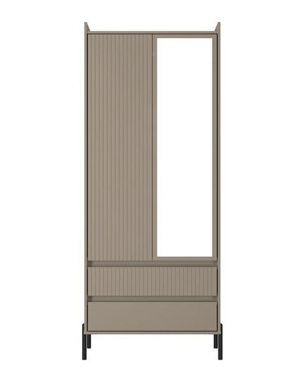 Welcome Osaka - 2 Door 2 Drawer Mirror Wardrobe