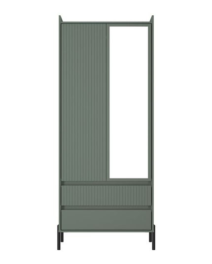 Welcome Osaka - 2 Door 2 Drawer Mirror Wardrobe