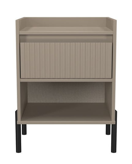 Welcome Osaka - 1 Drawer 1 Shelf Bedside Table