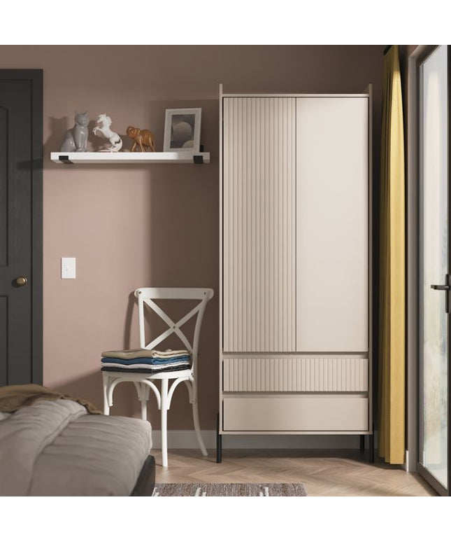 Welcome Osaka - 2 Door 2 Drawer Wardrobe