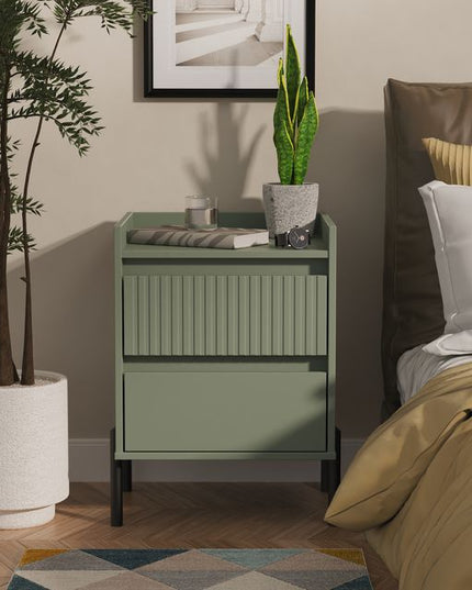 Welcome Osaka - 2 Drawer Bedside Table