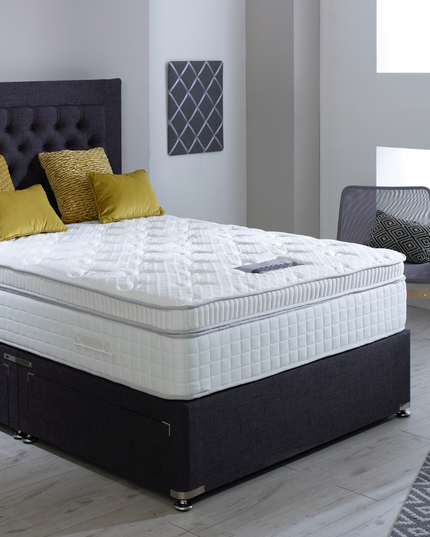Dura Beds Turin Pillow Luxury 2000 - Complete Bed