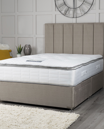 Dura Beds Cagliari Pillow 1000 - Complete Bed
