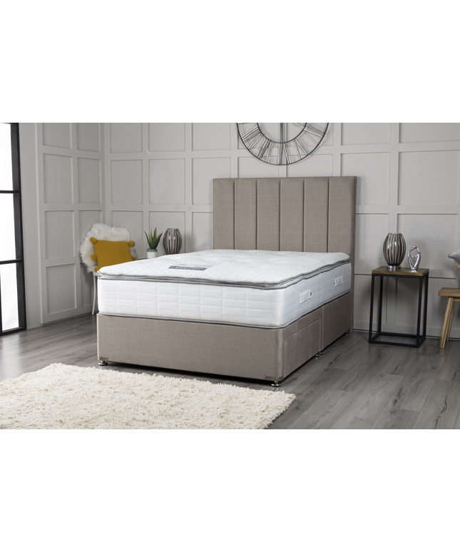 Dura Beds Cagliari Pillow 1000 - Complete Bed