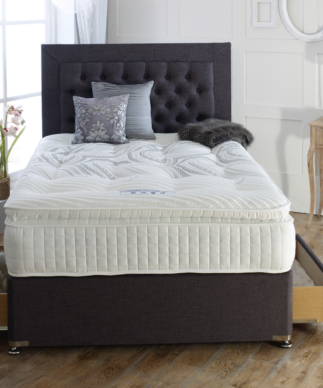 Dura Beds Sicily Pillow 2000 - Complete Bed