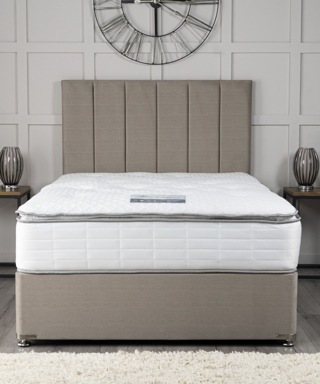Dura Beds Cagliari Pillow 1000 - Complete Bed
